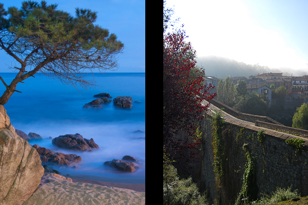 Mountain and sea in Catalonia